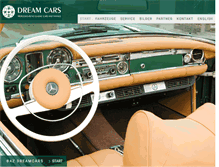 Tablet Screenshot of baz-dreamcars.com